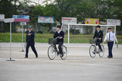 自転車実技講習試験