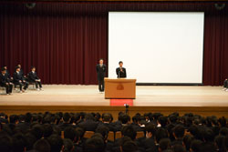 生徒会選挙・立会演説会